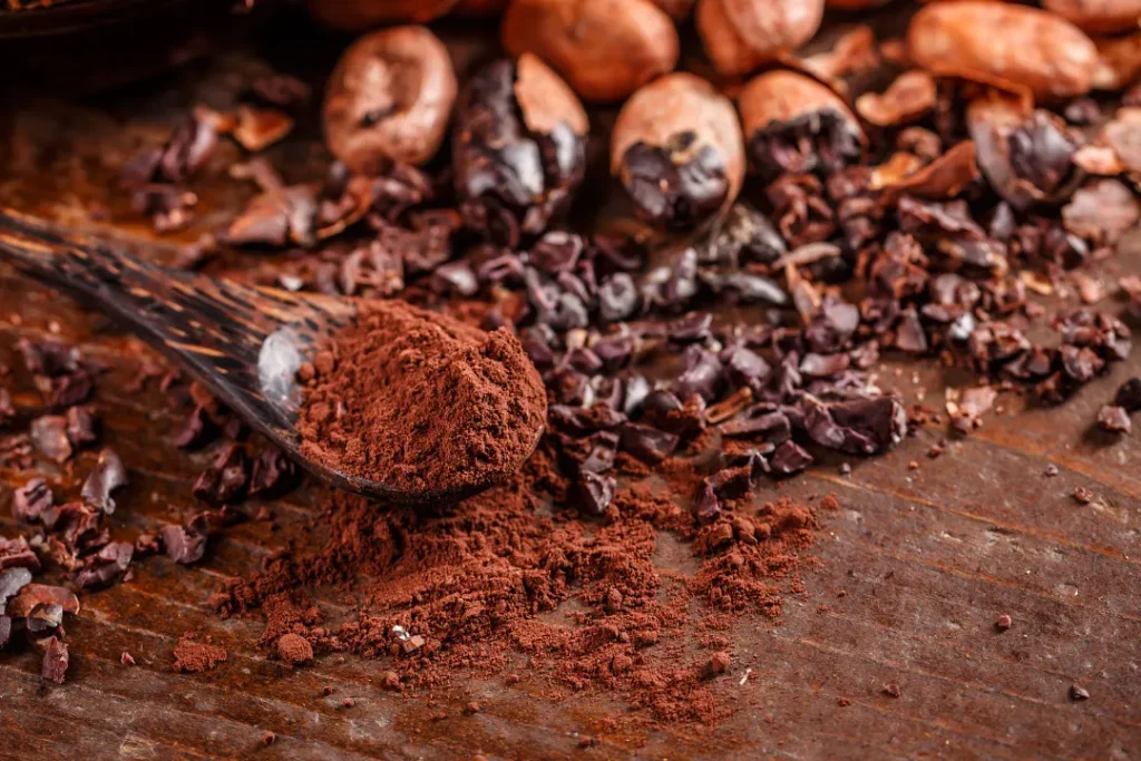Cacao plant powder. 